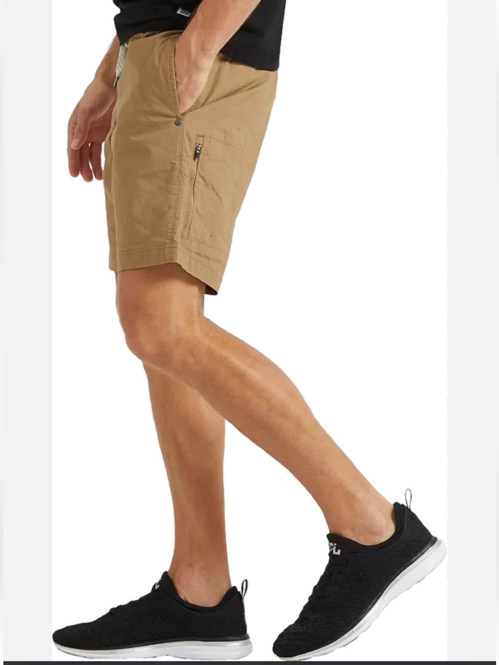 Vuori Ripstop Climber Shorts Men's M Tan Brown Beige Hiking Gorpcore Drawstring